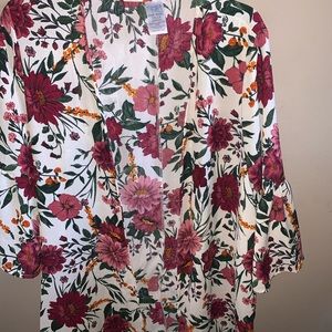 Floral kimono coat  onesize